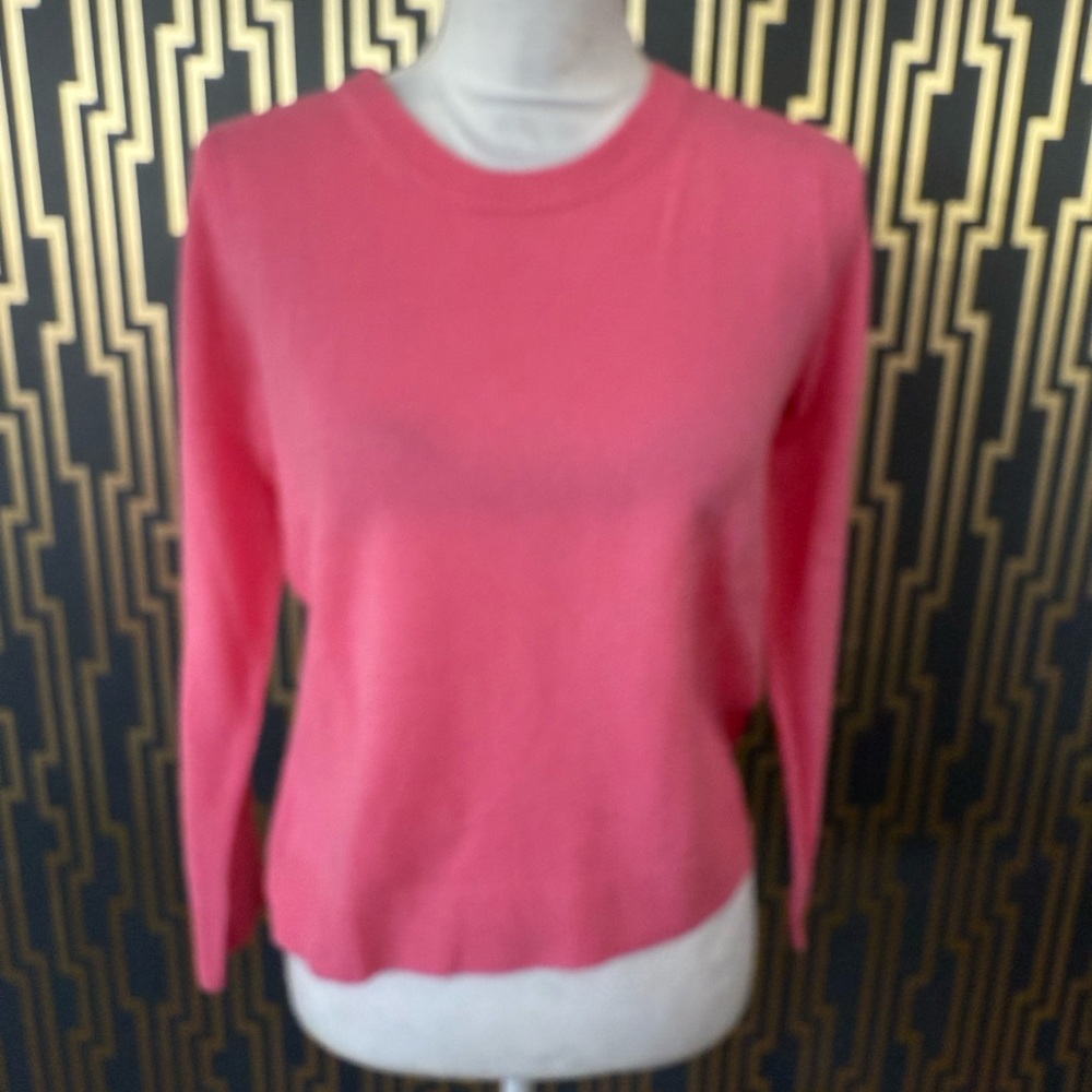 NWT Alice + Olivia Pink Crew Neck Cashmere Sweater